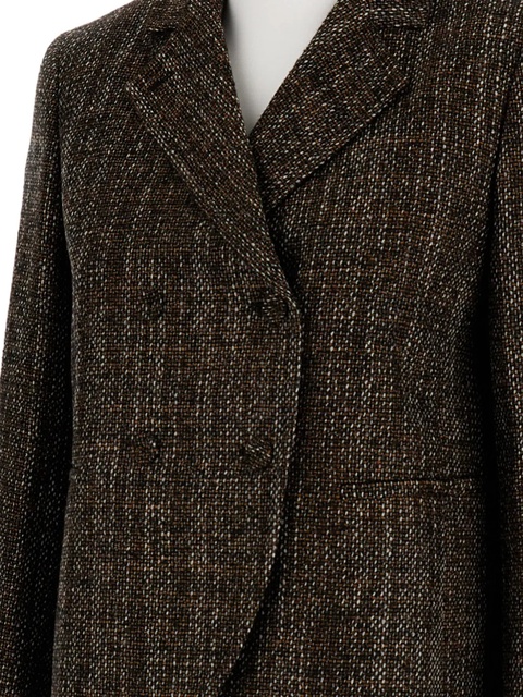 FENDI tweed double-breasted jacket - Brown - zdjęcie produktu nr 1
