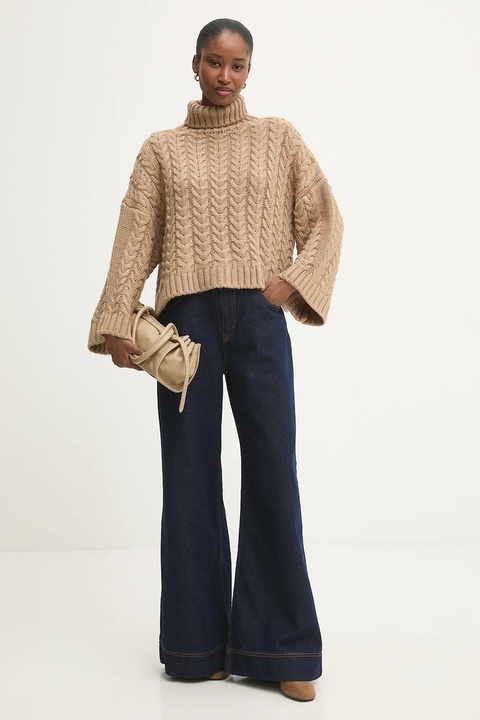 Answear.LAB jeansy damskie kolor granatowy - zdjęcie produktu nr 1