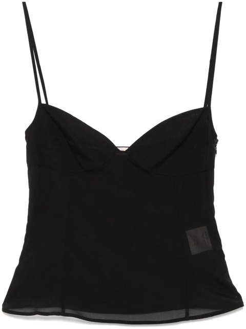 St. Agni sweetheart-neck tank top - Black - zdjęcie produktu nr 1