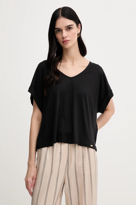 United Colors of Benetton t-shirt damski kolor czarny 3Q225M005 - zdjęcie produktu nr 1