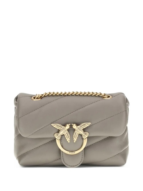 PINKO quilted birds shoulder bag - Grey - zdjęcie produktu nr 1
