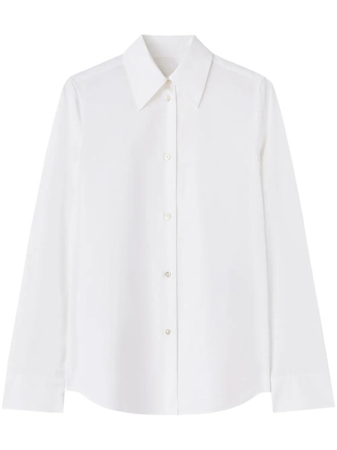 Jil Sander long-sleeve cotton shirt - White - zdjęcie produktu nr 1