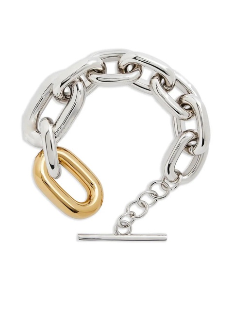 Rabanne chain-link oval-link bracelet - Silver - zdjęcie produktu nr 2