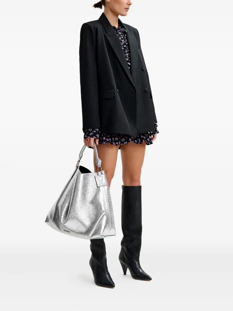 Essentiel Antwerp puffed-sleeve ruffled mini dress - Black - zdjęcie produktu nr 2