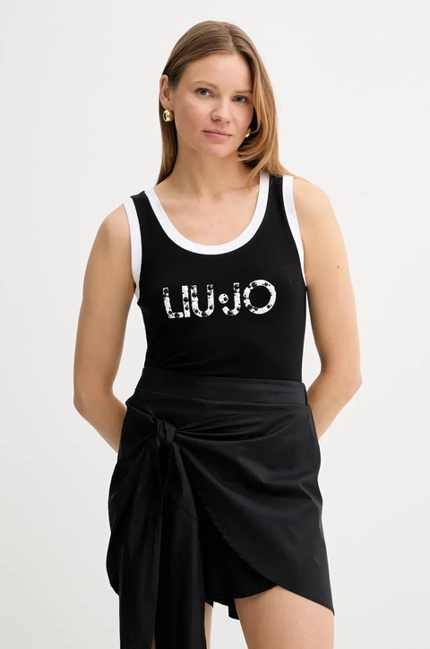 Liu Jo top kolor czarny VA5138.JS360 - zdjęcie produktu nr 1