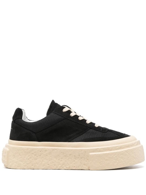 MM6 Maison Margiela Gambetta suede sneakers - Black - zdjęcie produktu nr 1