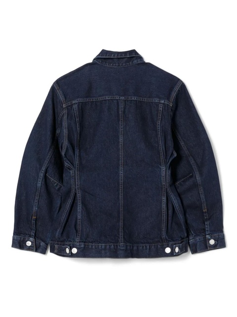 RE/DONE pintuck denim jacket - Blue - zdjęcie produktu nr 2