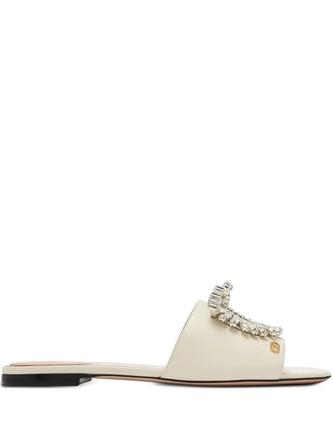 Valentino Garavani Adamantine crystal-embellished sandals - Neutrals - zdjęcie produktu nr 1