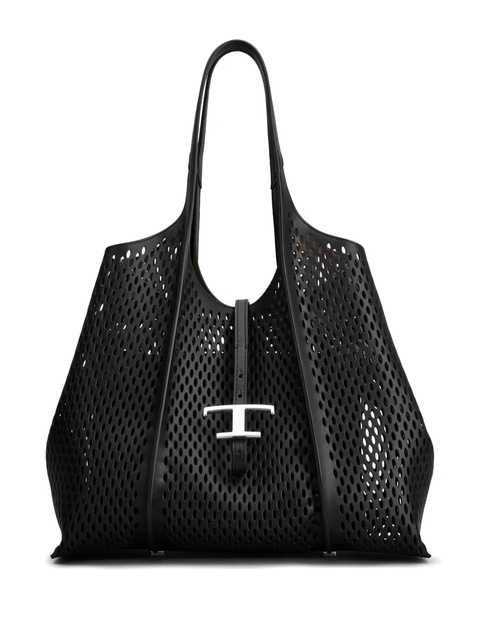 Tod's medium T Timeless tote bag - Black - zdjęcie produktu nr 1