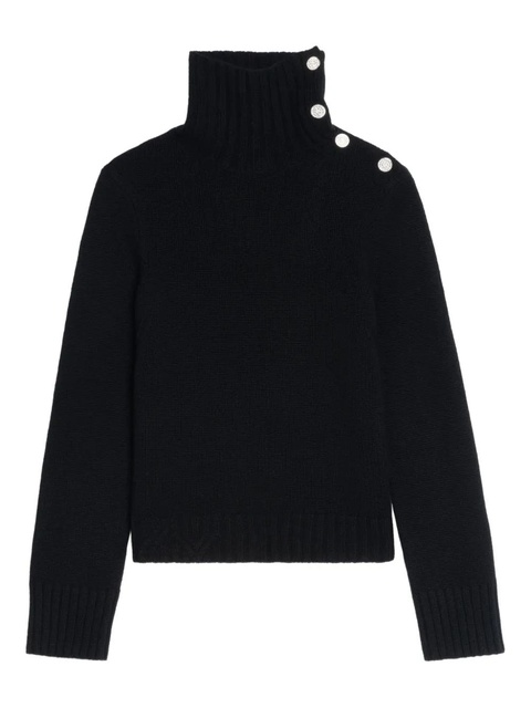 Zadig&Voltaire high-neck embellished-button sweater - Black - zdjęcie produktu nr 1