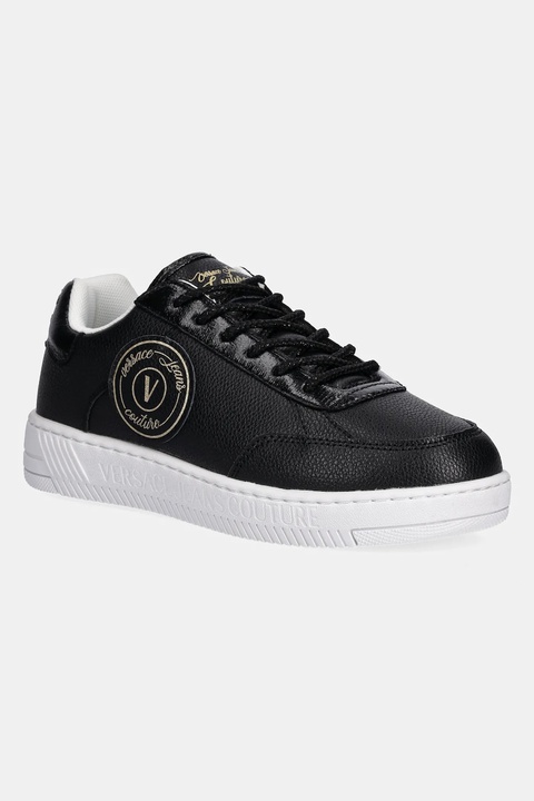 Versace Jeans Couture sneakersy damskie kolor czarny 79VA3SJ5 ZPB33 899 - zdjęcie produktu nr 1