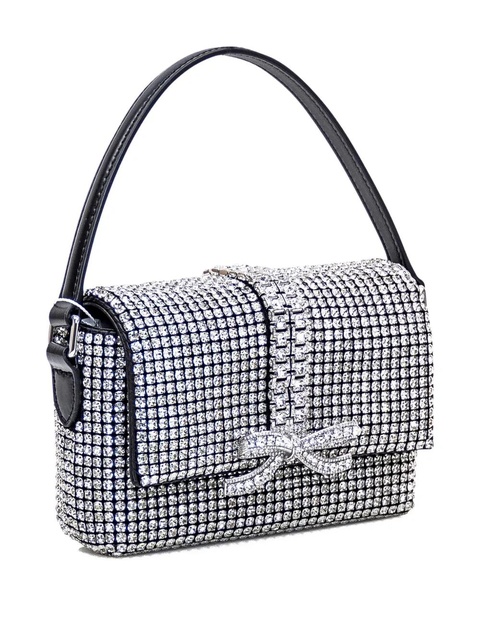 Tory Burch Kira crystal-embellishment tote bag - Silver - zdjęcie produktu nr 2