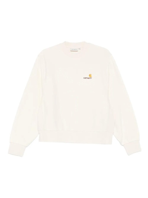 Carhartt WIP logo-embroidered sweatshirt - Neutrals - zdjęcie produktu nr 1