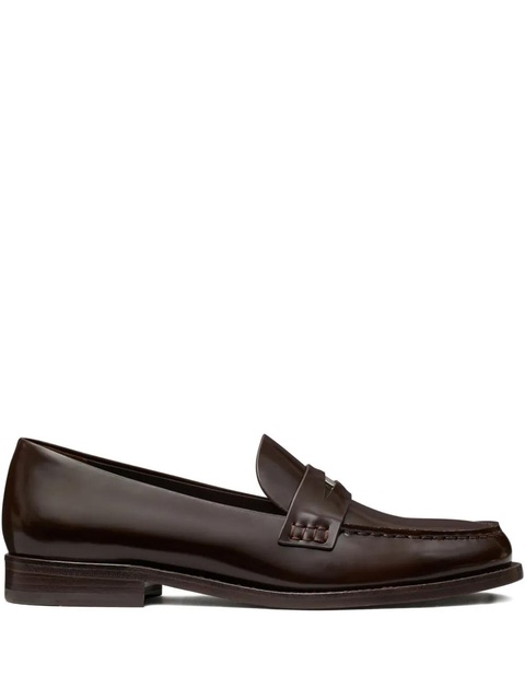 Tory Burch penny leather loafers - Brown - zdjęcie produktu nr 1