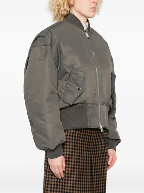 JW Anderson zip-front pocket bomber jacket - Grey - zdjęcie produktu nr 2