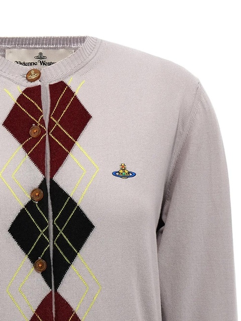 Vivienne Westwood Argyle cardigan - Grey - zdjęcie produktu nr 2