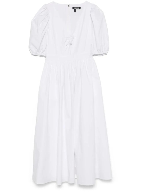 ROTATE BIRGER CHRISTENSEN puff-sleeve midi dress - White - zdjęcie produktu nr 1