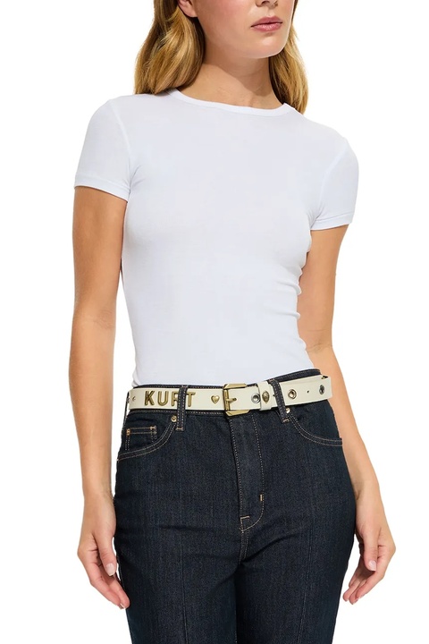 Kurt Geiger London pasek skórzany damski kolor beżowy 5411441109 - zdjęcie produktu nr 2