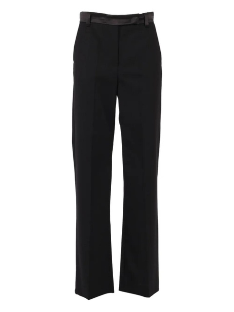 Weekend Max Mara satin waistband trousers - Black - zdjęcie produktu nr 1