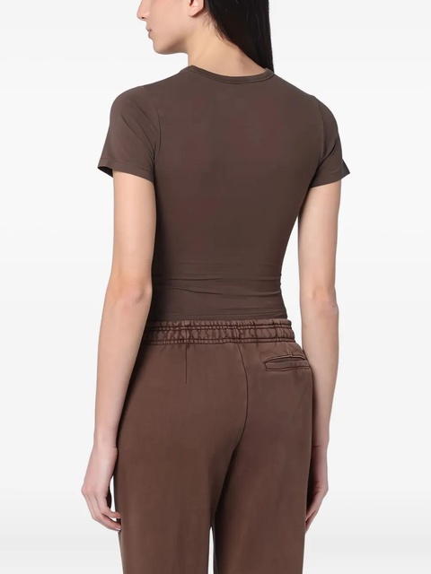 ENTIRE STUDIOS cropped T-shirt - Brown - zdjęcie produktu nr 2