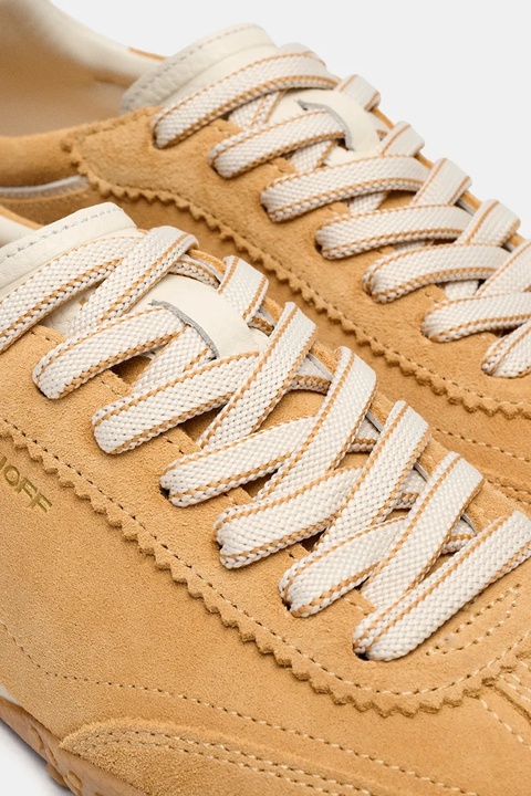 Hoff sneakersy zamszowe BRIDGE damskie kolor żółty 22561024 - zdjęcie produktu nr 2