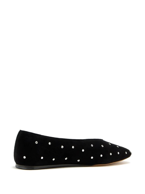 Le Monde Beryl suede ballerina shoes - Black - zdjęcie produktu nr 2