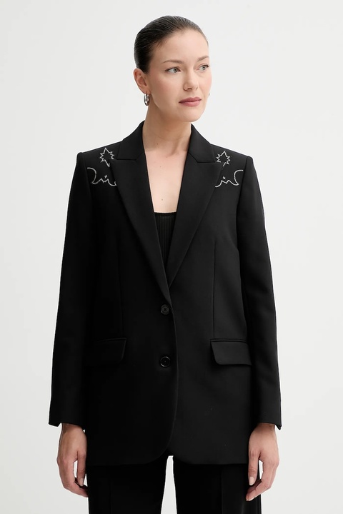 ZADIG&VOLTAIRE marynarka kolor czarny WWBL01947 - zdjęcie produktu nr 1
