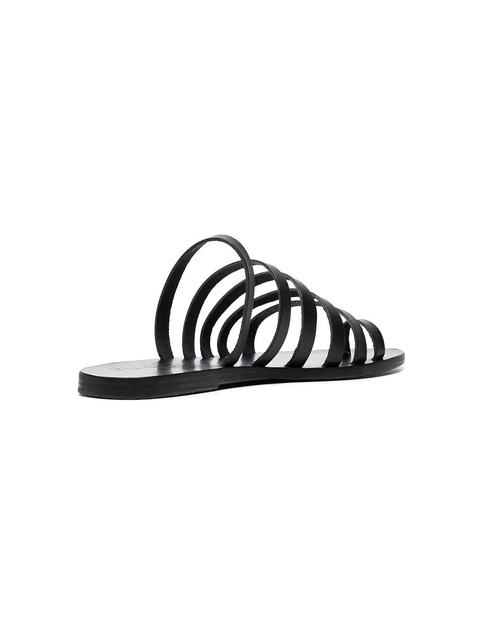 Ancient Greek Sandals Black Niki Leather Sandals - zdjęcie produktu nr 2