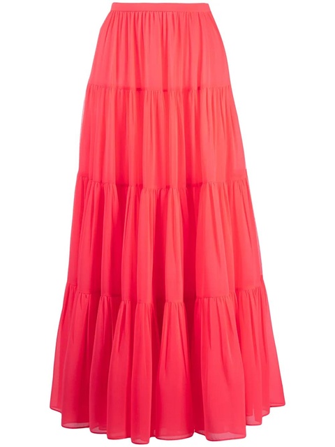 Valentino Garavani long tiered skirt - Pink - zdjęcie produktu nr 1