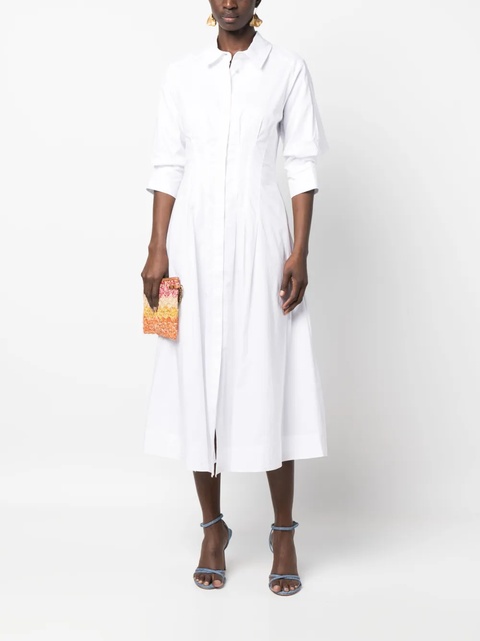 Simkhai Jazz pintuck midi dress - White - zdjęcie produktu nr 2