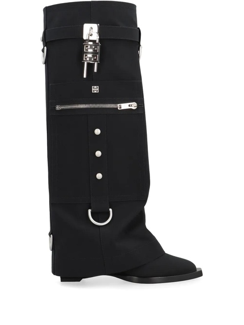 Givenchy 60mm Shark-lock boots - Black - zdjęcie produktu nr 1