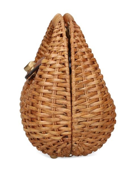 Cult Gaia Lydia woven basket tote bag - Brown - zdjęcie produktu nr 2