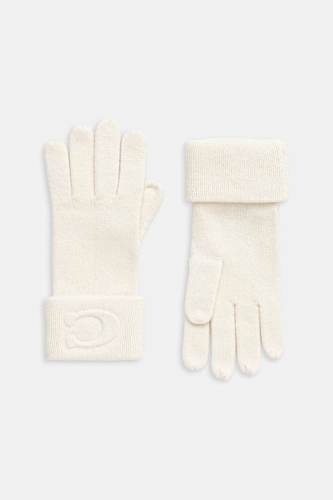 Coach rękawiczki z dodatkiem wełny damskie kolor beżowy 29CCM98 - zdjęcie produktu nr 1