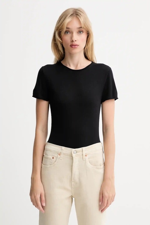 Calvin Klein t-shirt damski kolor czarny LV044D310G - zdjęcie produktu nr 1