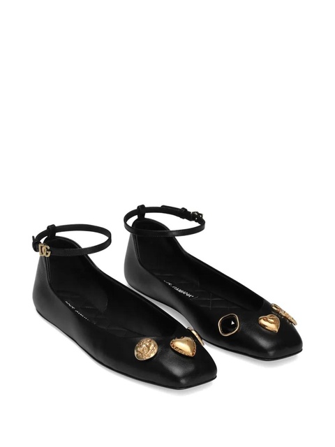 Dolce & Gabbana embellished ballet flats - Black - zdjęcie produktu nr 2