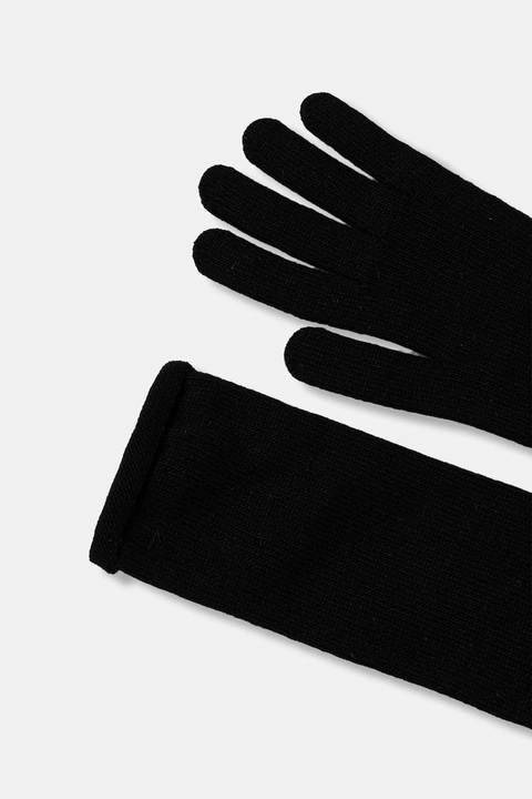 Answear.LAB rękawiczki z dodatkiem wełny damskie kolor czarny - zdjęcie produktu nr 2