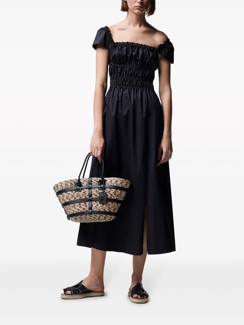 Altuzarra Lily square-neck dress - Black - zdjęcie produktu nr 2