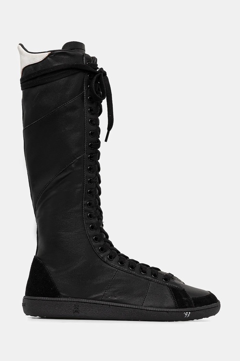 Patrizia Pepe trampki skórzane kolor czarny 8Y0145 L150 K101 - zdjęcie produktu nr 2