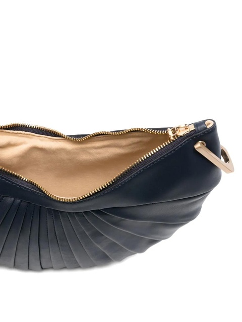 Cult Gaia Ubah pleated clutch bag - Blue - zdjęcie produktu nr 2