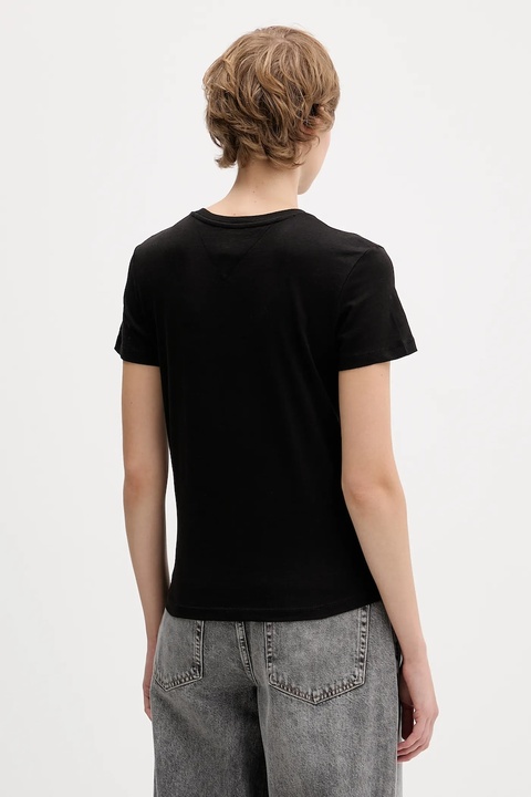 Tommy Jeans t-shirt damski kolor czarny DW0DW21956 - zdjęcie produktu nr 2