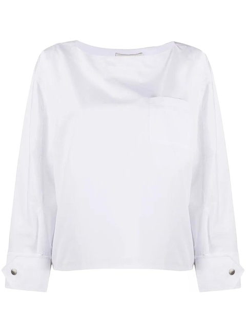 3.1 Phillip Lim boat neck blouse - White - zdjęcie produktu nr 1