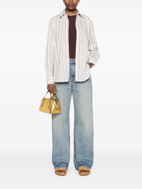 Golden Goose striped shirt - Neutrals - zdjęcie produktu nr 2