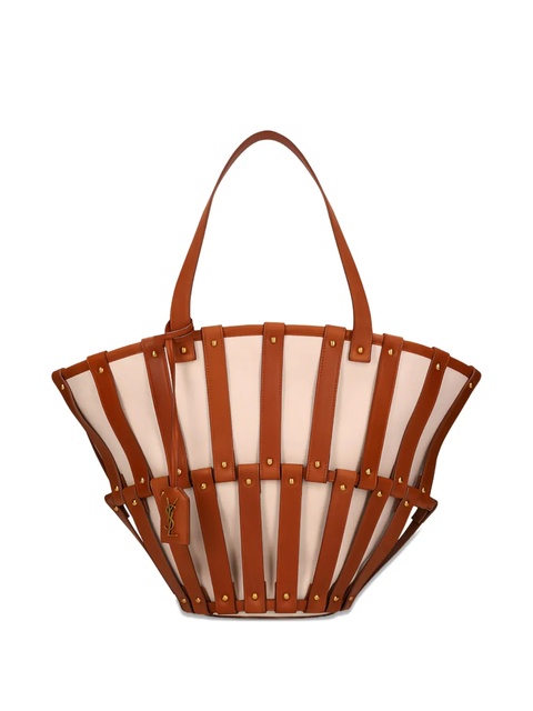 Saint Laurent Panier basket tote bag - Brown - zdjęcie produktu nr 1