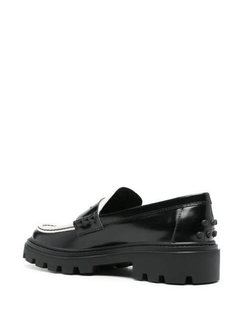 Tod's two-tone loafers - Black - zdjęcie produktu nr 2