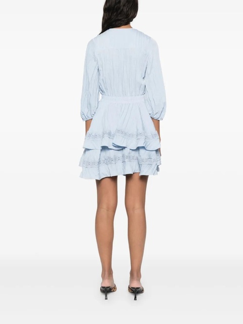 Maje peplum-hem mini dress - Blue - zdjęcie produktu nr 2