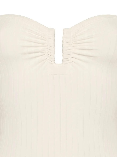 ERES Bossa Nova ribbed swimsuit - White - zdjęcie produktu nr 2