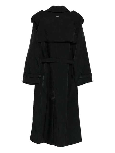 JW Anderson belted double-breasted coat - Black - zdjęcie produktu nr 1