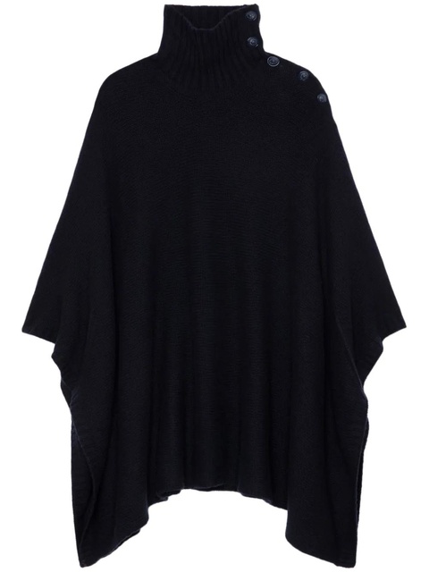 Zadig&Voltaire cashmere-blend knitted cape - Blue - zdjęcie produktu nr 1