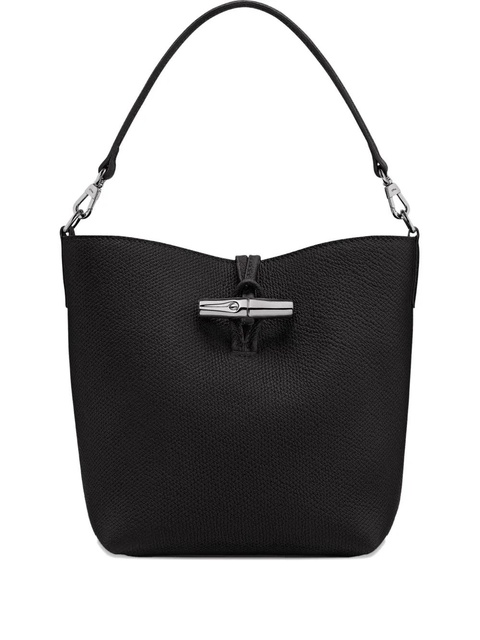 Longchamp small Le Roseau bucket bag - Black - zdjęcie produktu nr 1