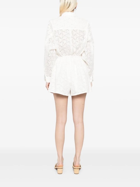 ZIMMERMANN crush embroidered playsuit - White - zdjęcie produktu nr 2